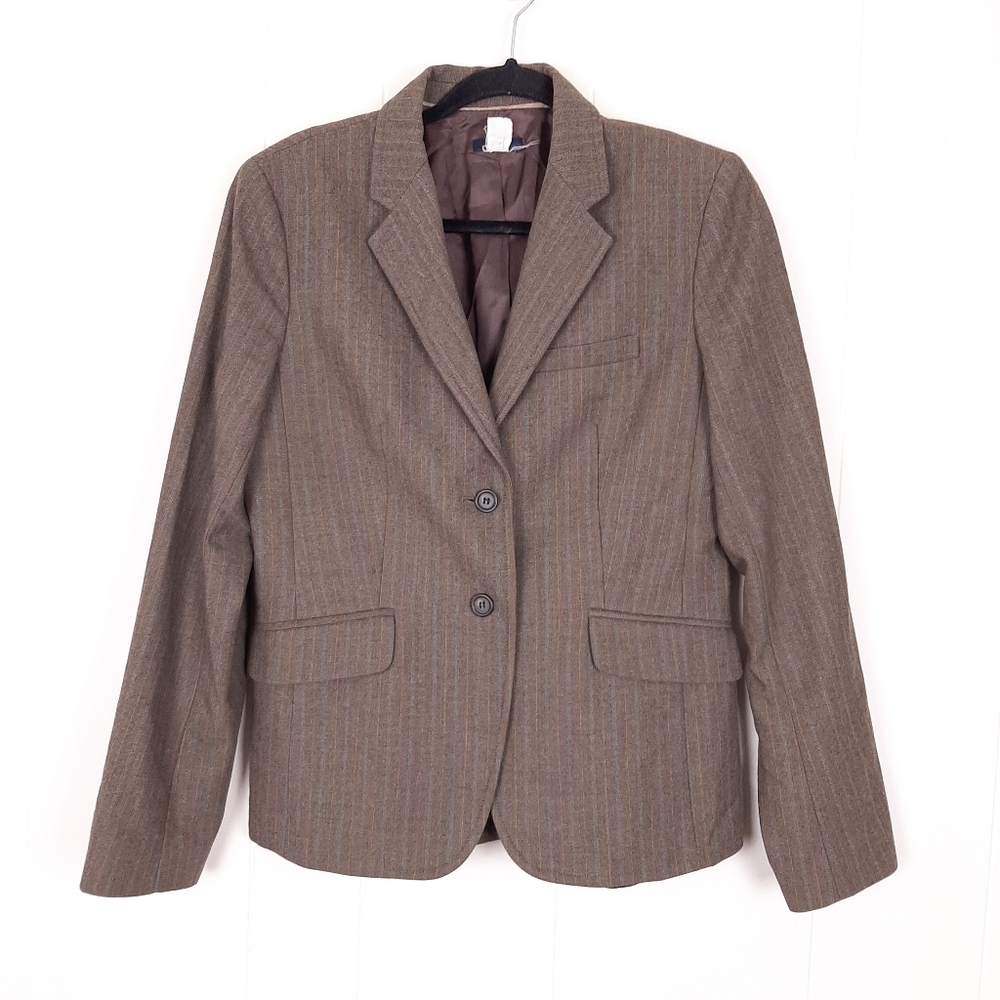 J Crew Italian wool blazer English Countryside preppy old money academia brown